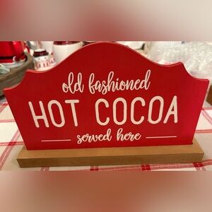 Red Hot Cocoa Sign